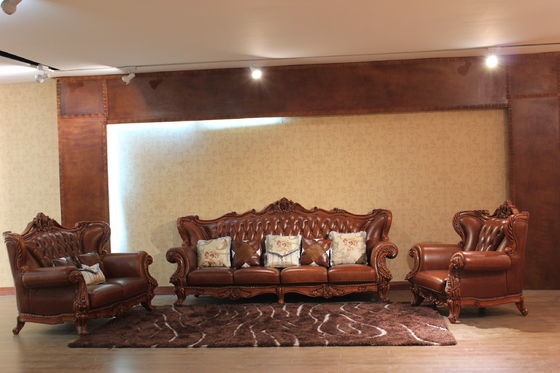 Nội thất phòng khách sang trọng tùy chỉnh năm 2021 Bộ ghế sofa vải cổ