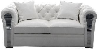 Màu xám SGS hiện đại sáng màu sang trọng Ghế sofa tựa bọc da êm ái thoải mái cho phòng khách