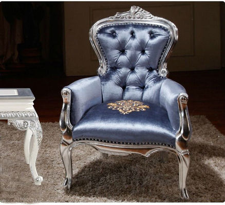 Hội trường Thương mại Đồ nội thất khách sạn cổ chạm khắc Ghế Baroque Ý 73 * 70 * 108cm