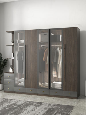 Khách sạn 5 sao Nông thôn Hiện đại Đơn giản Tủ quần áo Bảng gỗ Ngăn kéo Tủ Cửa trượt