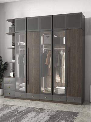 Khách sạn 5 sao Nông thôn Hiện đại Đơn giản Tủ quần áo Bảng gỗ Ngăn kéo Tủ Cửa trượt