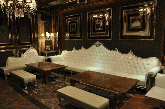 Phòng khách ở góc phòng khách hình chữ L Sofa kiểu KTV Khách sạn đi văng kiểu Pháp