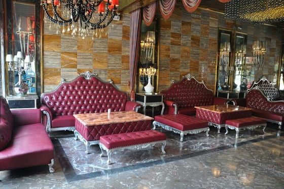Phòng khách ở góc phòng khách hình chữ L Sofa kiểu KTV Khách sạn đi văng kiểu Pháp
