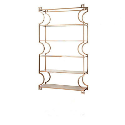Kệ phòng khách bằng thép không gỉ