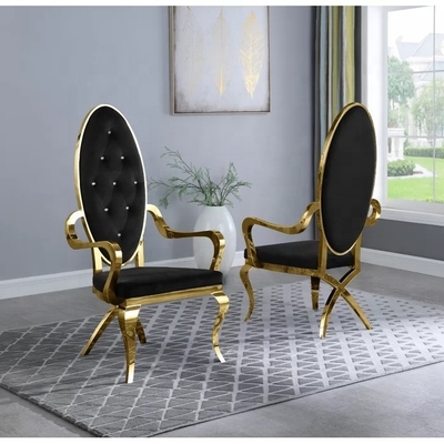 Khung thép không gỉ Ghế bành ăn uống